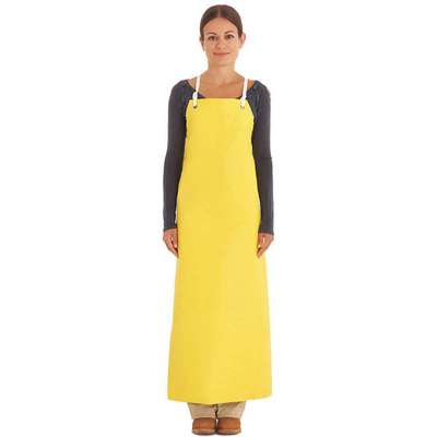 Bib Apron,Yellow,45 In. L