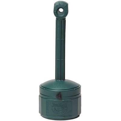 Butt Can,Forest Green,Capacity 1Gallon