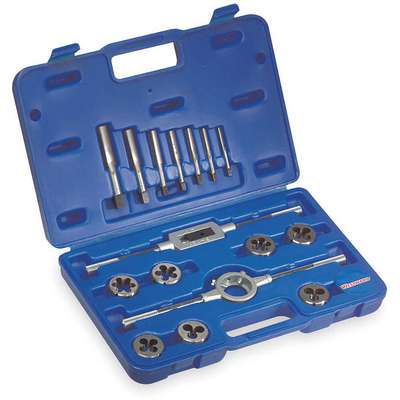 Tap/Die Set,16 Pc,Hss