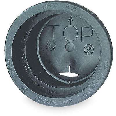 Closed Back Grommet, 4" PVC