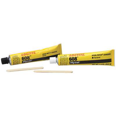 Epoxy Adhesive,2 Part,Clear,2.