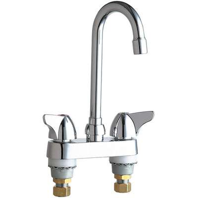 Gooseneck Faucet,Lever,Rigid/