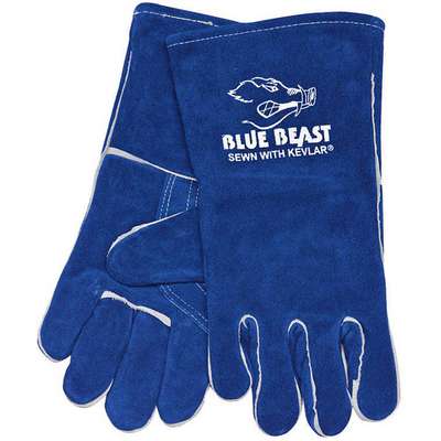 Welding Gloves,XL,Blue,Pr