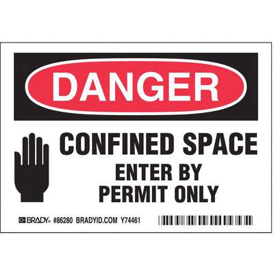 Equipment Label,3-1/2 In. H,PK5