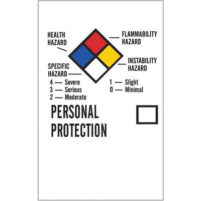 Nfpa Label,2 In.H,1-1/4 In.W,