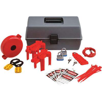 Portable Lockout Kit,Filled,