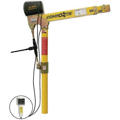 Davit Crane,Yellow,115VAC,1200