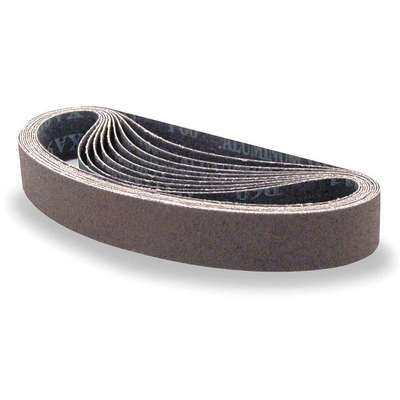 Sanding Belt,1-1/8 Wx21 L,Ao,