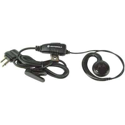 Earpiece,Black,48 In. L,Swivel