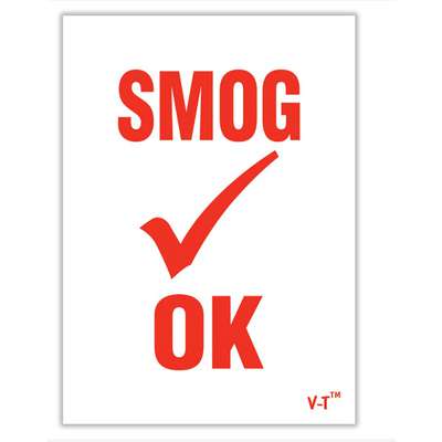 Smog Ok Inspection Sticker