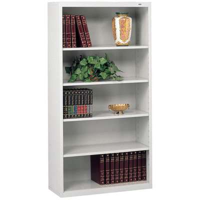 Welded Steel Bookcase,66in,5