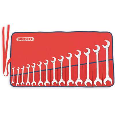 Angle Open End Wrench Set,14