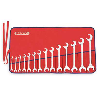 Angle Open End Wrench Set,11