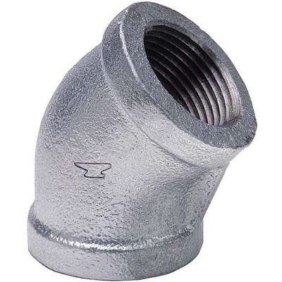 Elbow, 45 Deg,2 In,NPT,Galv