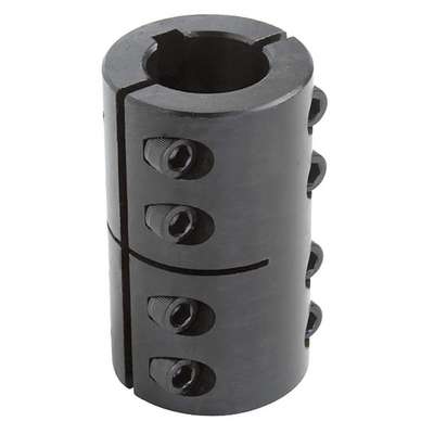 Rigid Shaft Coupling,Clamp,2" L