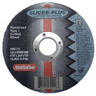 Cutoff Wheel,Slicerplus,4-1/2x.