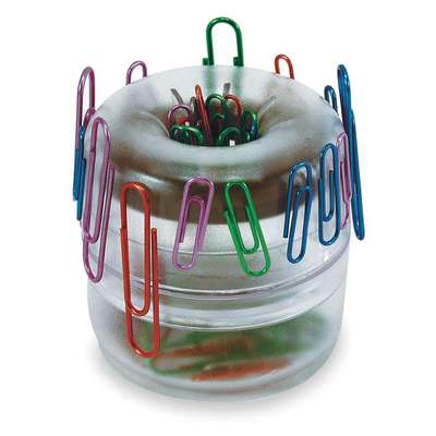 Paper Clip Dispenser,Clear,