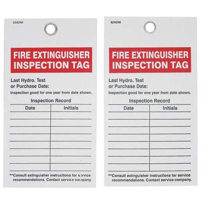 Inspection Tag,Vinyl,5-3/4",