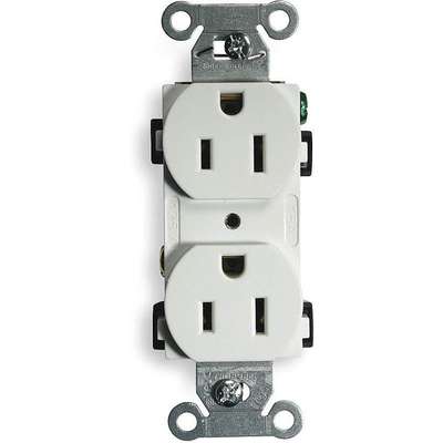 Receptacle,Duplex,15A,5-15R,