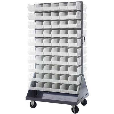 Mbl Lvred Floor Rack,72" H,120