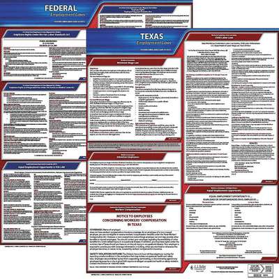 Labor Law Poster Kit,Tx,