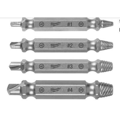 M2 Steel Extractor Set 4PC