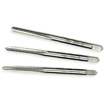 Hand Tap Set,3 Pc,Hss,#6-32,H3