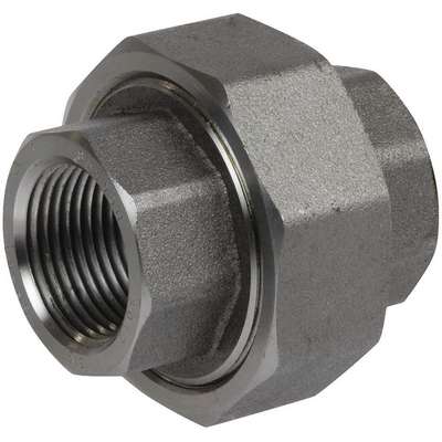 Union,1/2 In,Threaded,304 SS