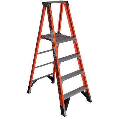 Platform Stepladder,27 In. W,