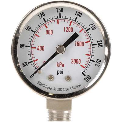 Pressure Gauge,Liquid Filled,2