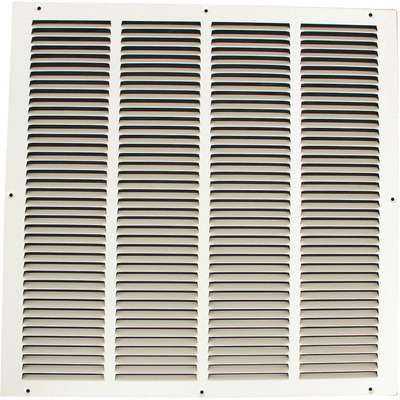 Return Air Grille,20x20",White