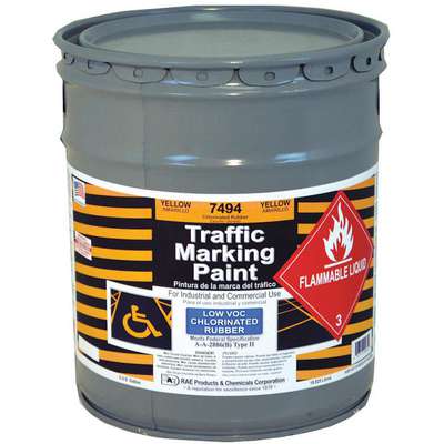 yellow zone marking paint