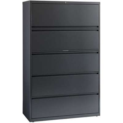 Lateral File Cabinet,Charcoal,