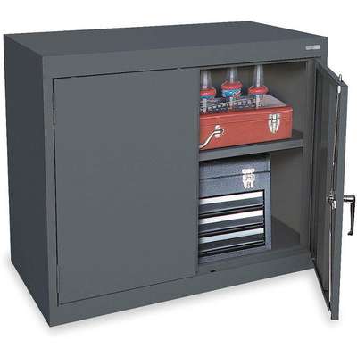 Storage Cabinet,Gray,30 In H,