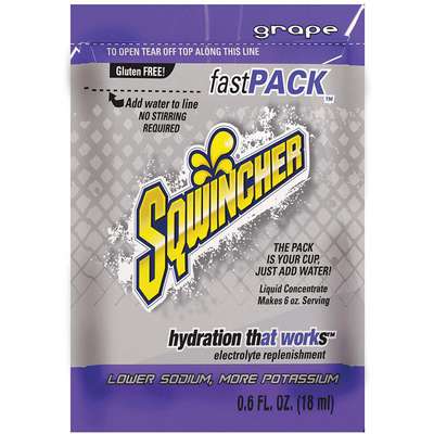 Sports Drink Mix,Grape,PK50