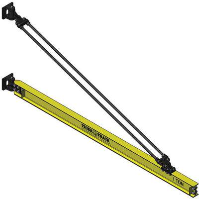 Jib Crane,Reach 14 Ft.,2200