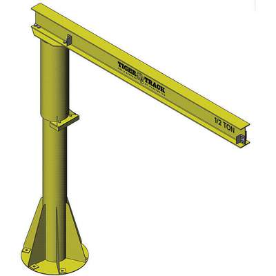 Jib Crane,Reach 16 Ft.,4000 Lb.