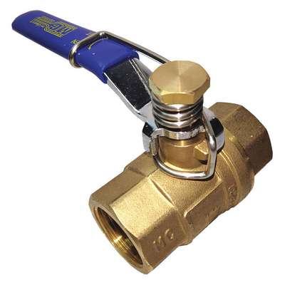 Brass Ball Valve,Inline,Fnpt,3/