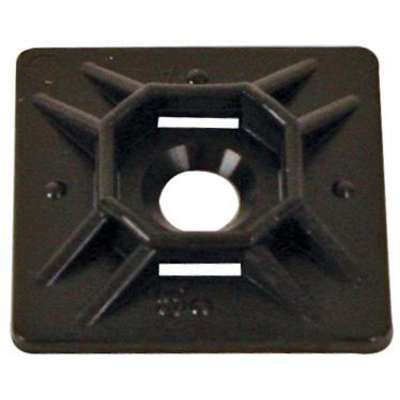 Cable Tie Mounting Base Black