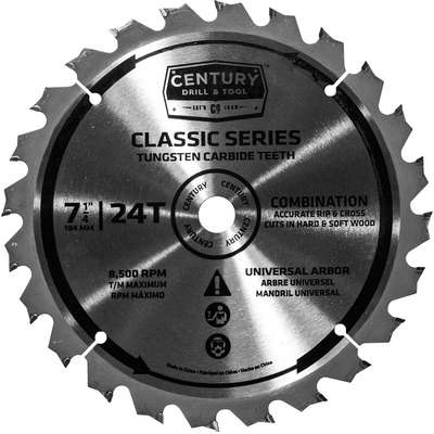 7-1/4" Carbide Saw Blade 24T