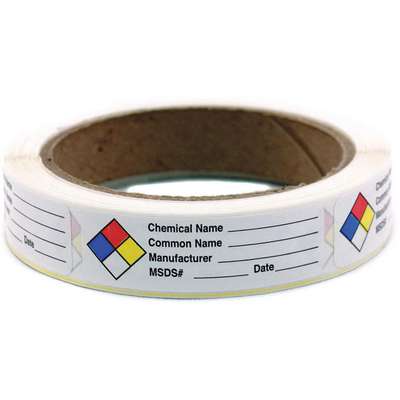 Hmig Label,3/4" H x 2-1/2" W,