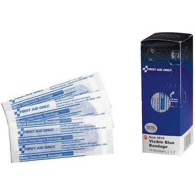 Metal Detectable Bandages,Blue,