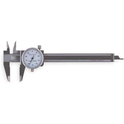 Dial Caliper,0-4 In,1.0 In Jaw