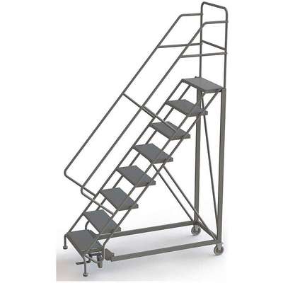 924416-6 Tri-Arc TriArc 8-Step, Steel Configurable Rolling Ladder ...