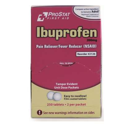 Ibuprofen 200MG, 250 Tab/Box