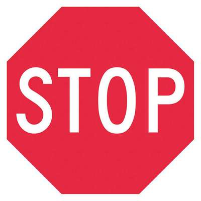 Stop Sign,36" W,36" H,0.080"