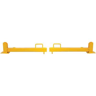 Door Protectors,Steel,Yellow,Pr