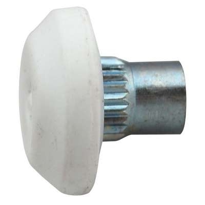 T-Nut 1/4-20 X 7/16H Ribed Wht