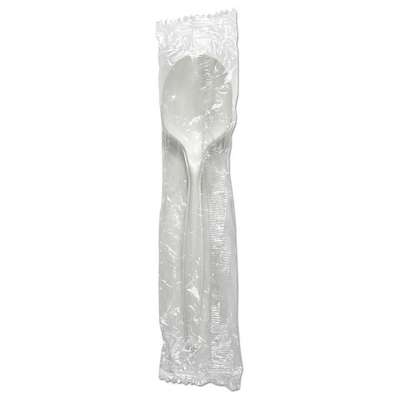 Disposable Spoon,White,Plastic,