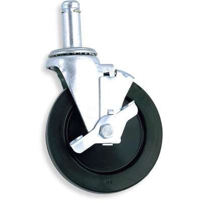 Swivel Stem Caster w/Brake,